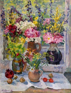 Delizia estiva. Olio su tela, 90 x 69, 5 cm