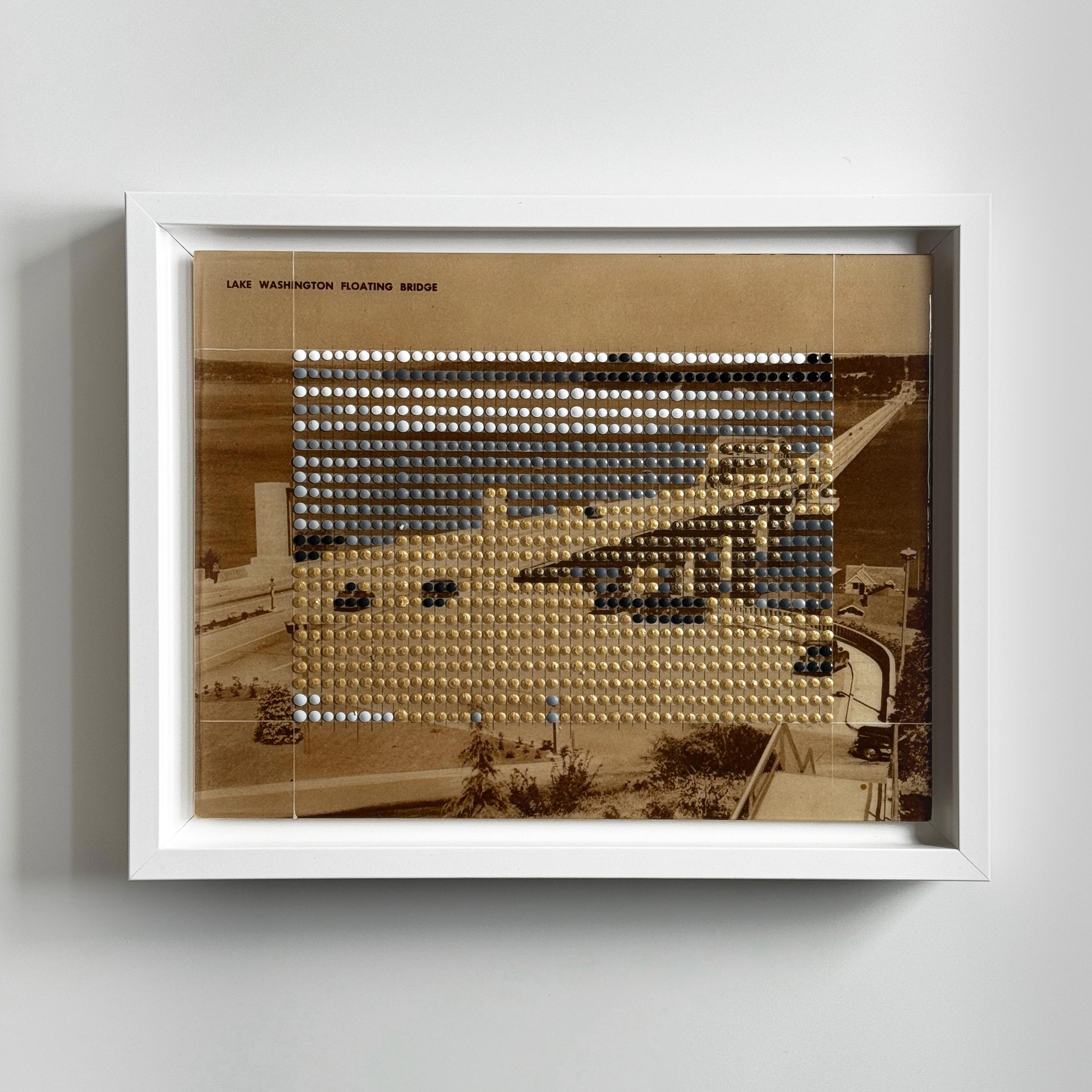 Borrowed Landscapes Study No. 203/Lake Washington Floating Bridge in Gold, Seatt