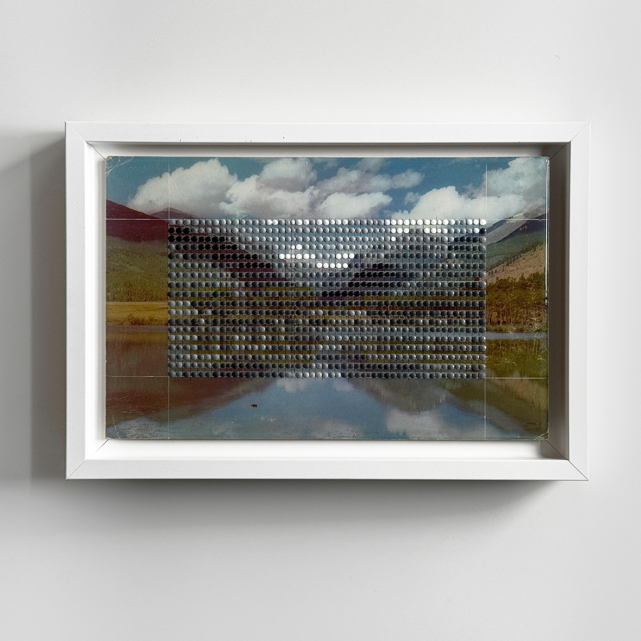 Estudio de Paisajes Prestados nº 210/Lago Sheep, CO - Mixed Media Art de Nina Tichava