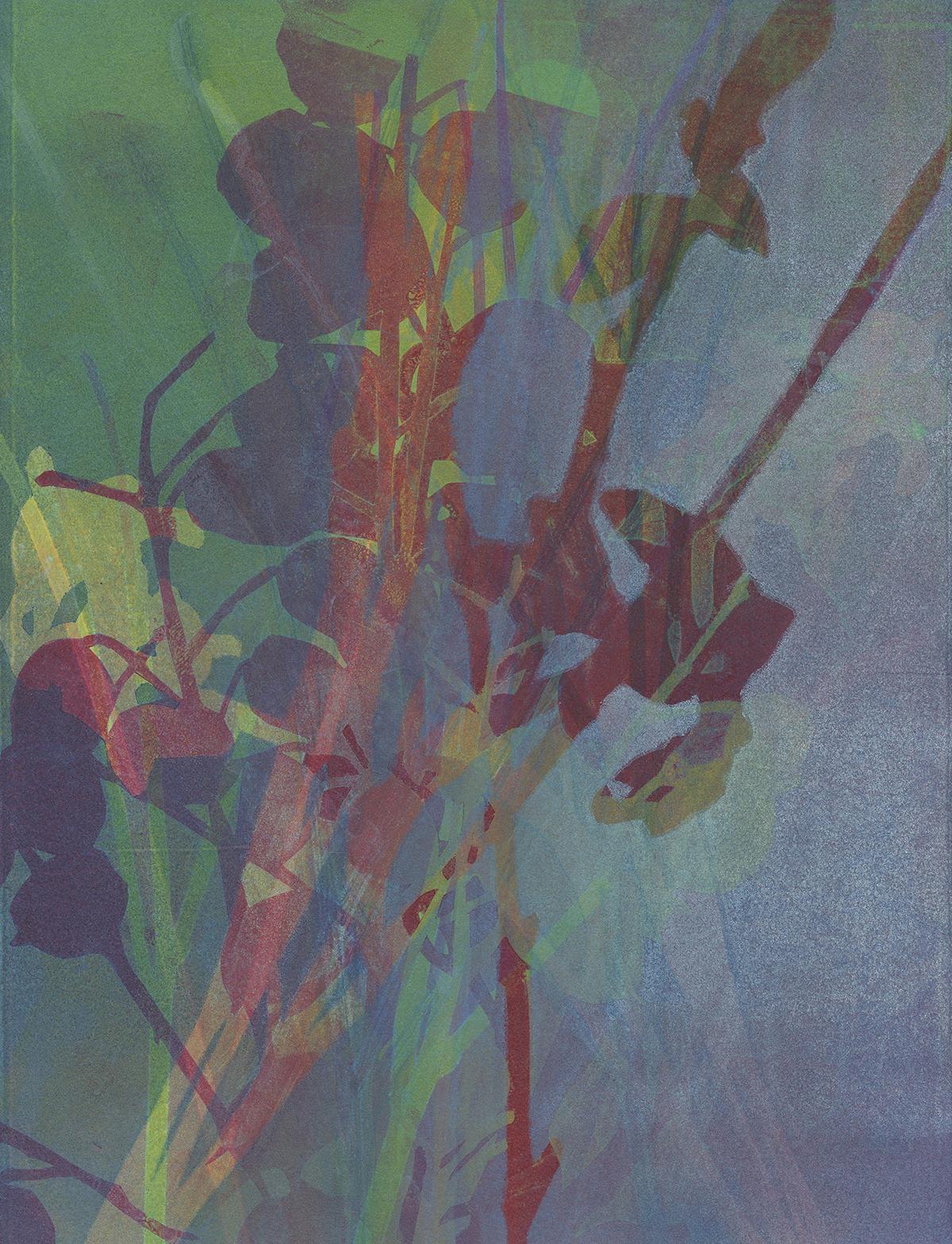 Feuille d'aster + Grass, Penny et Chêne en vente 2