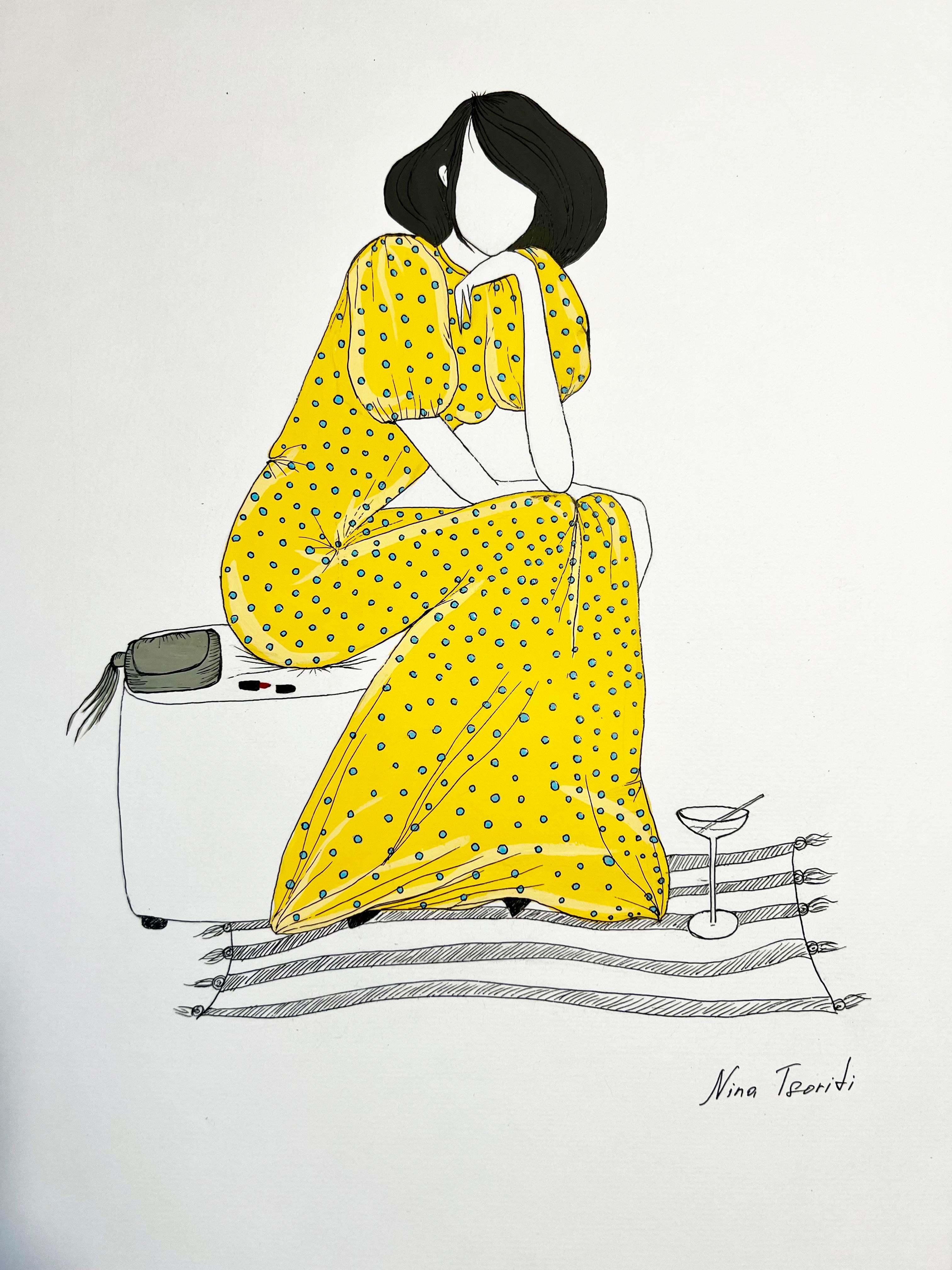 Bad date, 59x42cm, tempera/carta