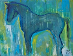 Georgian Contemporary Art by Nina Urushadze - Abstract Equine