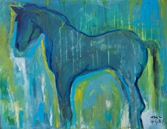 Georgian Contemporary Art by Nina Urushadze - Abstract Equine 