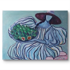 Georgian Contemporary Art by Nina Urushadze - Blue Figs