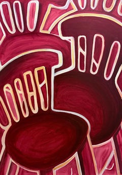 Art contemporain géorgien de Nina Urushadze - Chaises en rouge