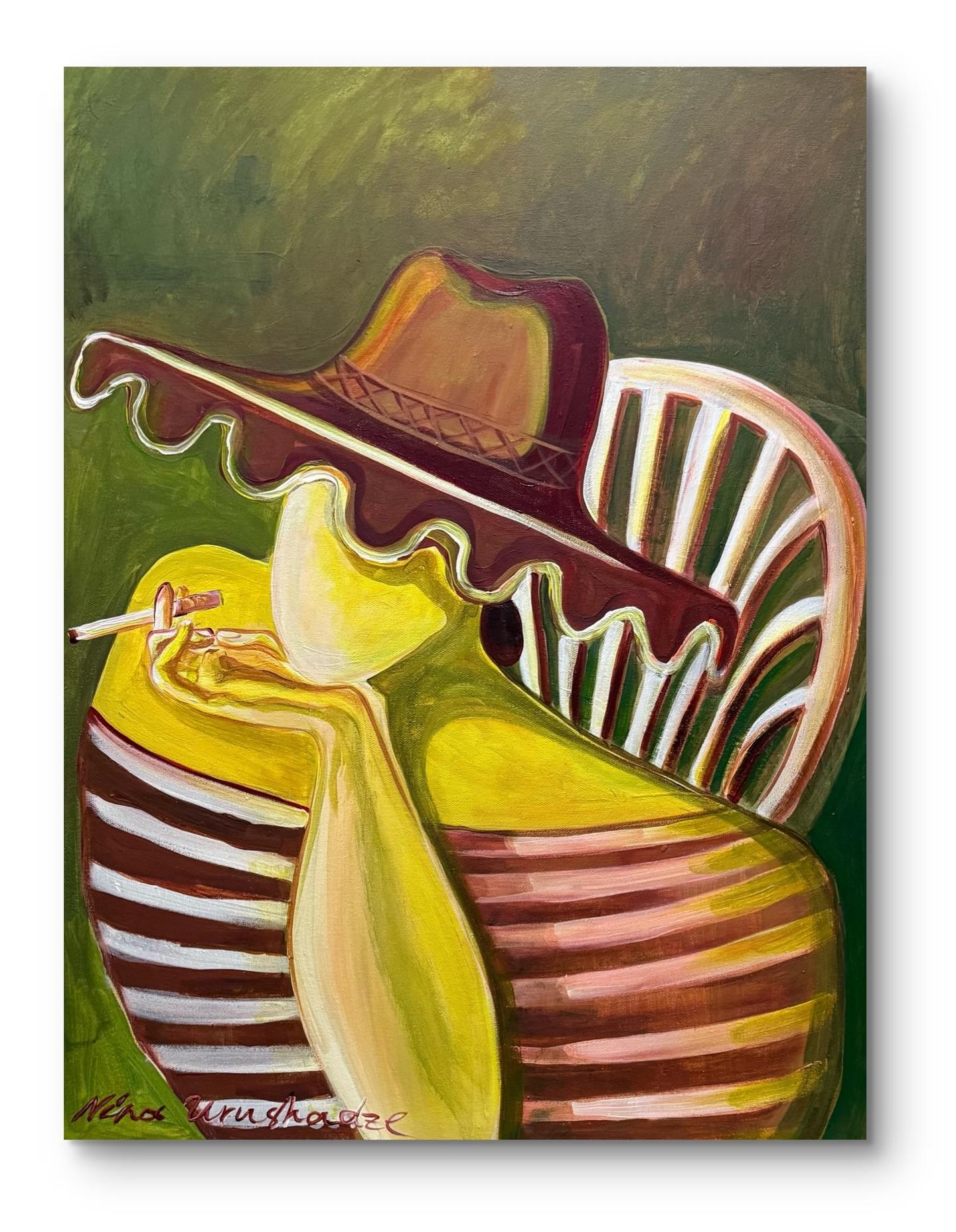 Acrylic on canvas

Nina Urushadze is a Georgian artist born in 1983 who lives and works in Tbilisi, Georgia. She is graduated from Apollon Kutateladze at the Tbilisi State Academy of Arts and Institute of Asia and Africa at Free University in