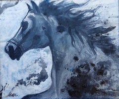 Georgian Contemporary Art by Nina Urushadze - Grey Horse