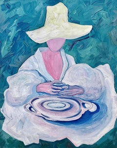 Georgian Contemporary Art by Nina Urushadze - Hat and Mug