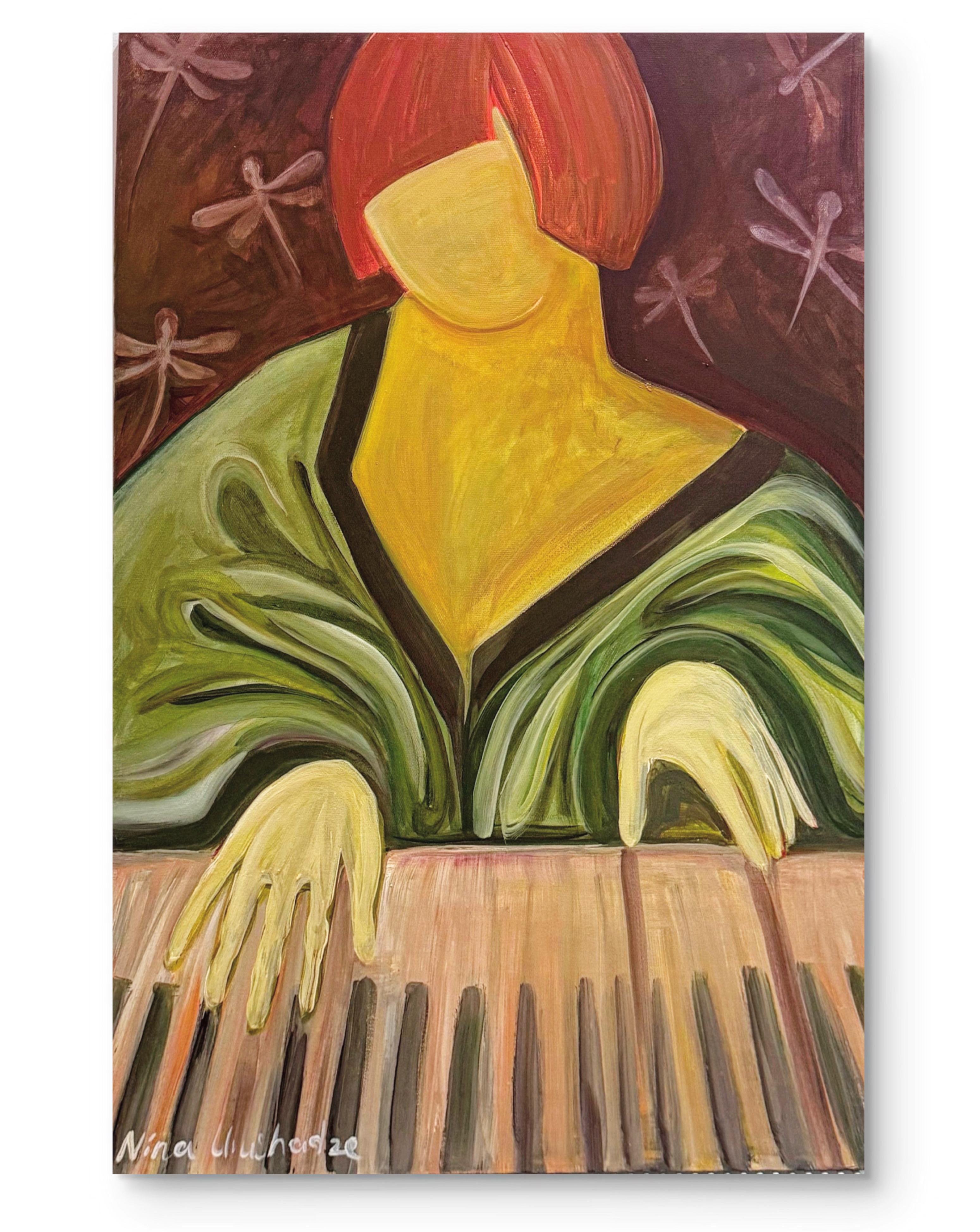 L
art contemporain géorgien de Nina Urushadze - Piano Red Head