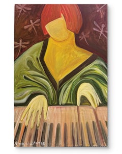 Georgian Contemporary Art by Nina Urushadze - Piano Red Head