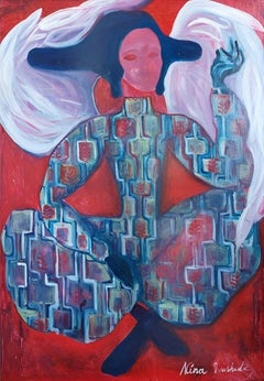 Georgian Contemporary Art by Nina Urushadze - Red Angel Muse