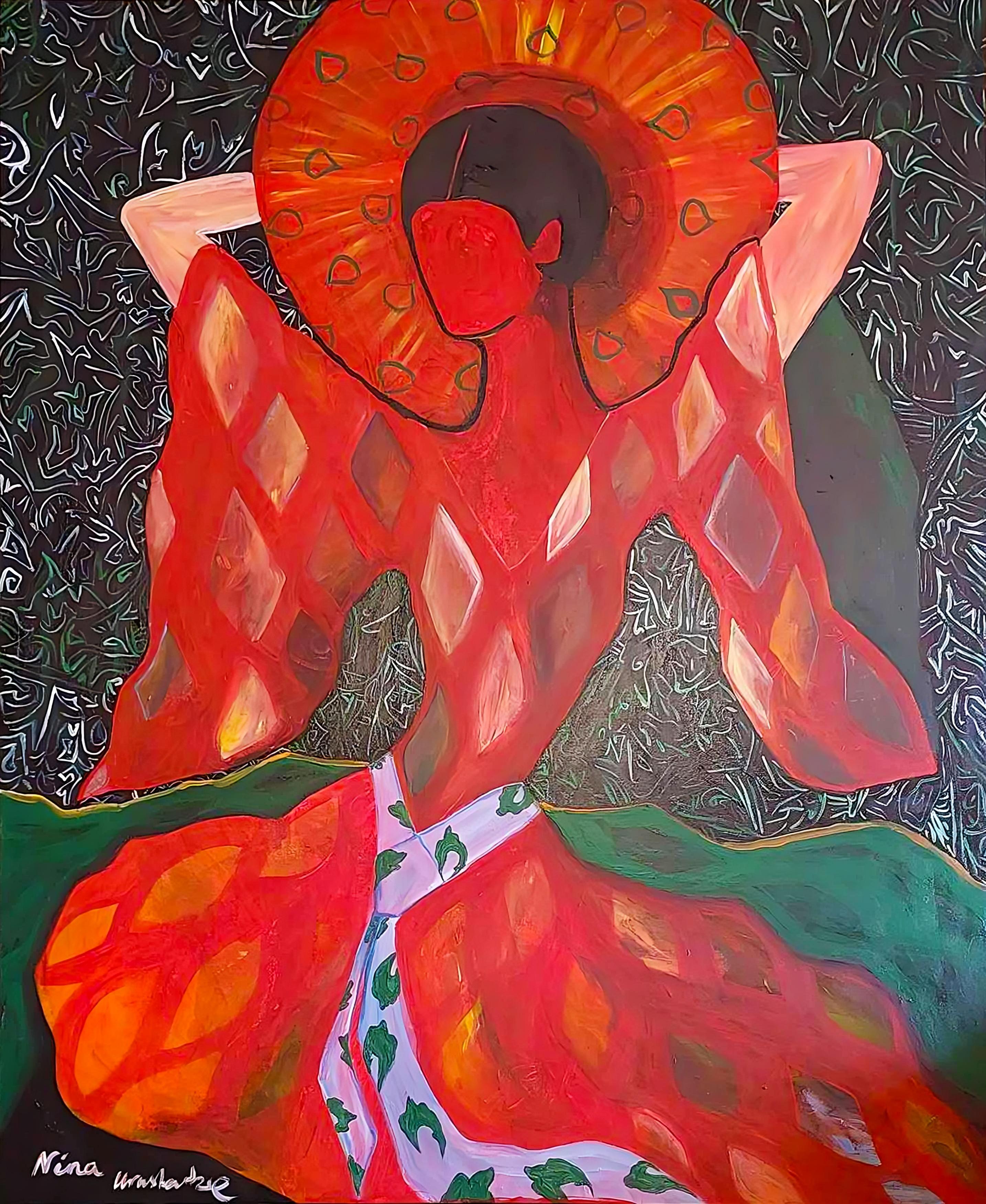 Acrylique sur toile

Nina Artistics est une artiste géorgienne née en 1983 qui vit et travaille à Tbilissi, en Géorgie. Elle est diplômée de l'Apollon Kutateladze de l'Académie nationale des arts de Tbilissi et de l'Institut d'Asie et d'Afrique de