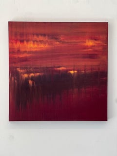 Après les feux - acrylique sur toile