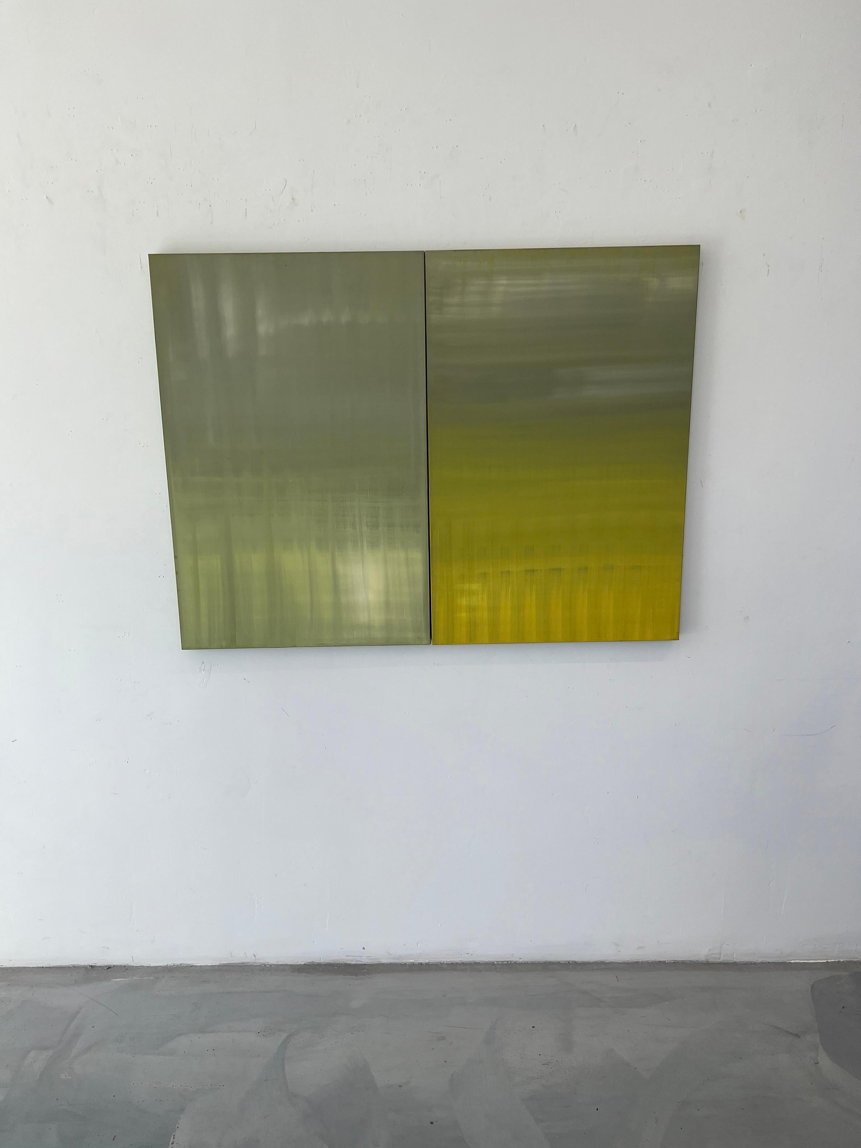 Dittico 1 e 2 - acrilico su tela - Painting di Nina Weintraub
