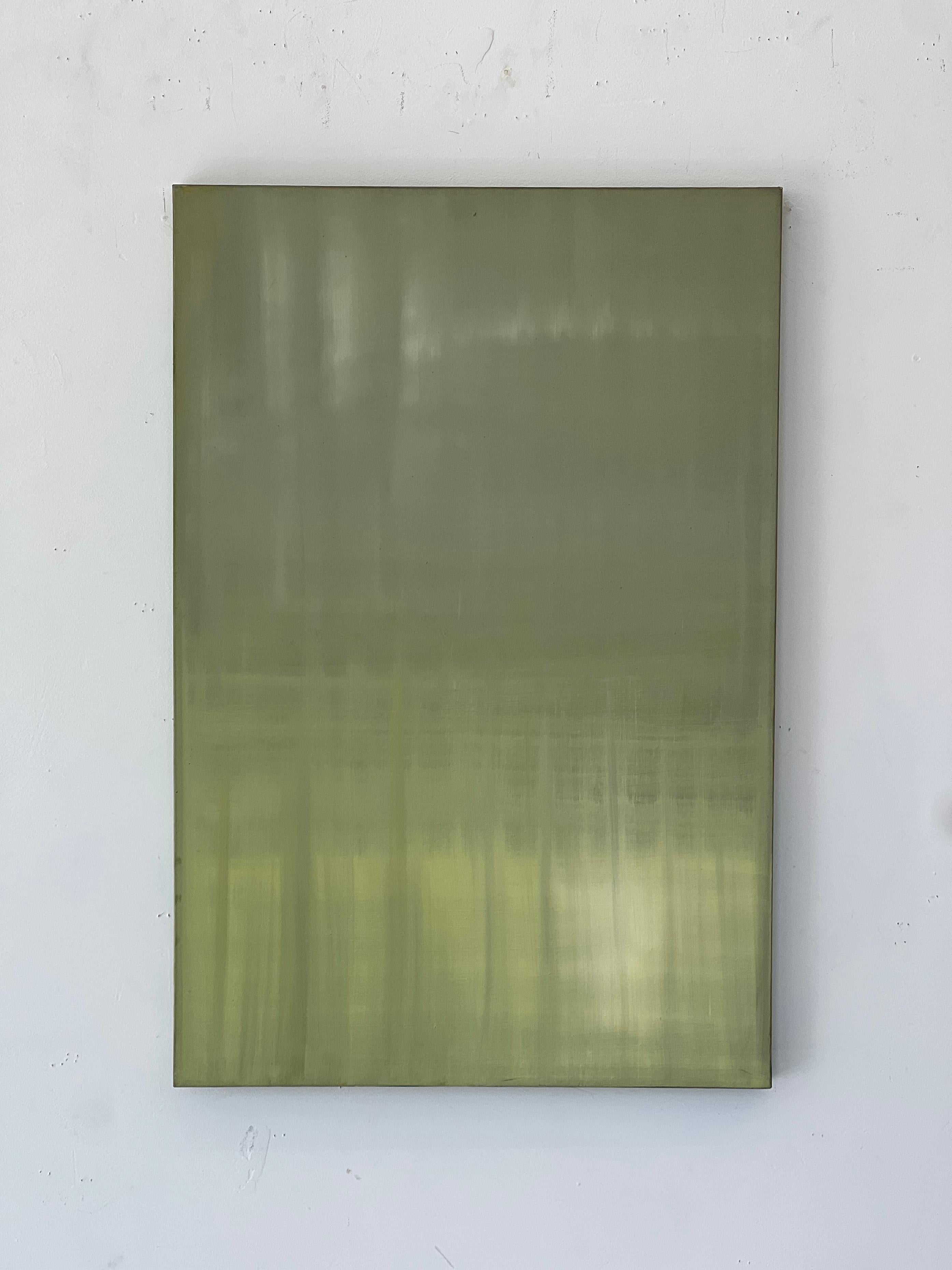 Dittico 1  - acrilico su tela - Abstract Painting Grigio di Nina Weintraub