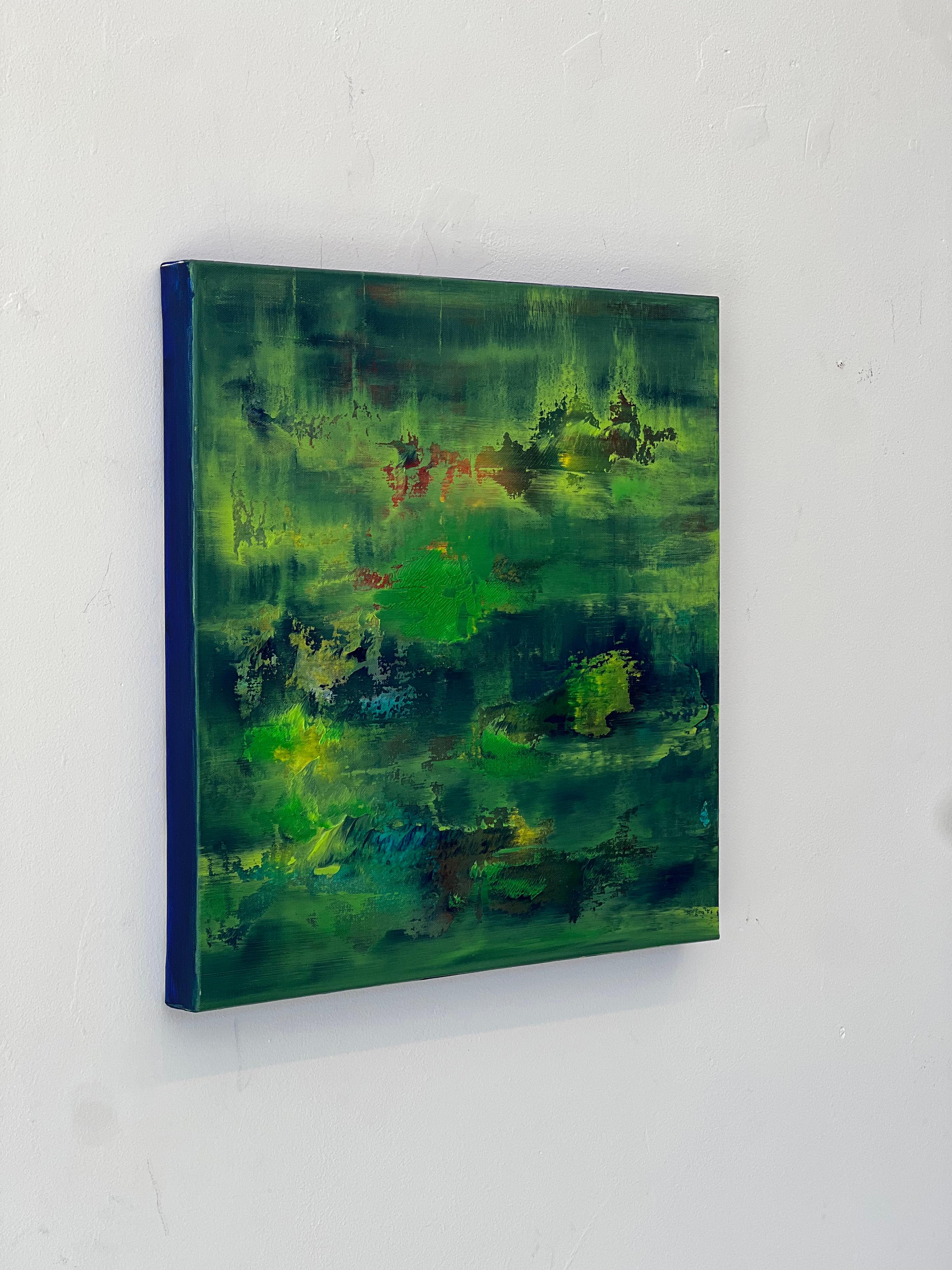 Fliegende Drachen – Acryl auf Leinwand (Abstrakt), Painting, von Nina Weintraub