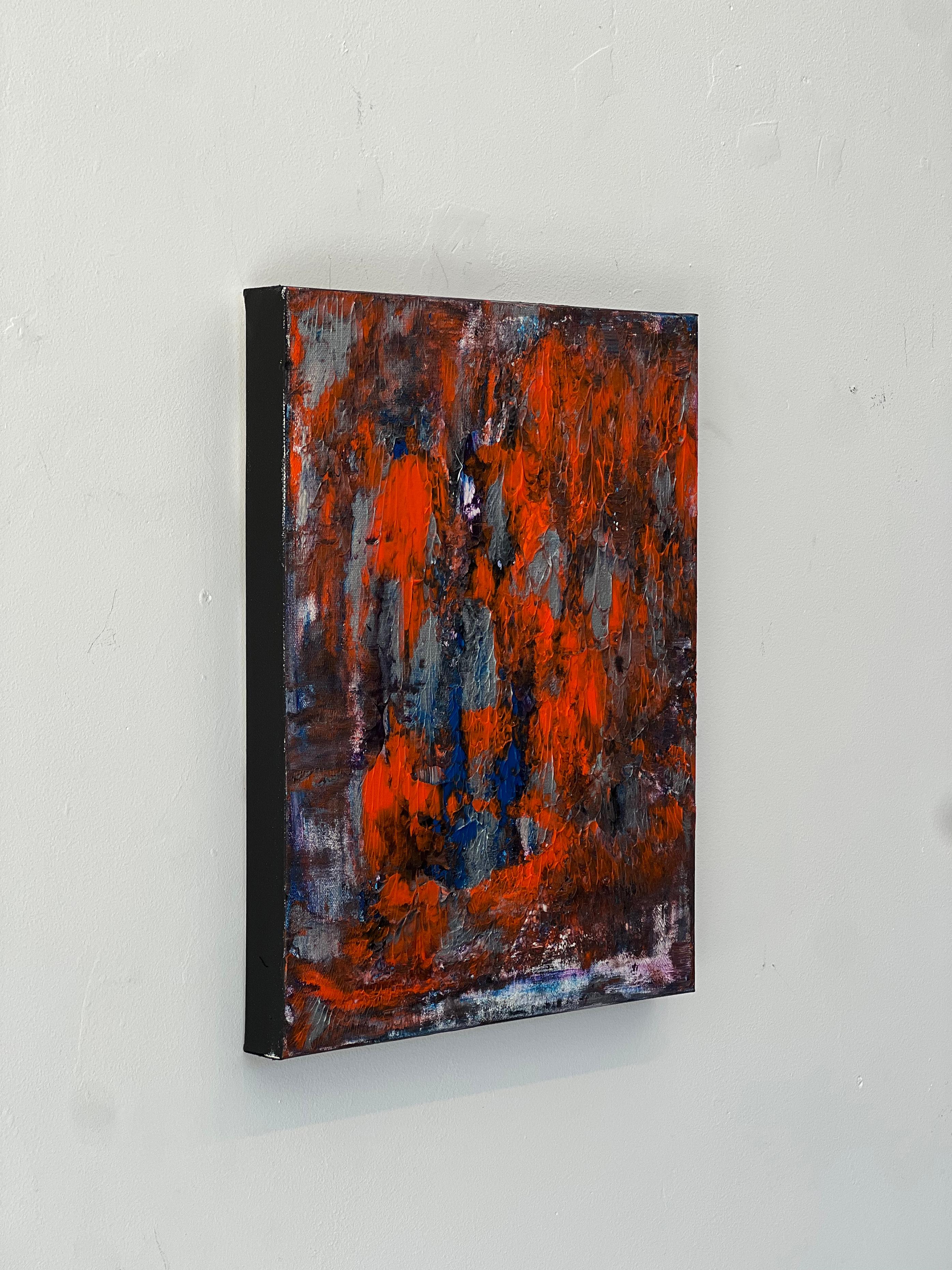 Kompliziert – Acryl auf Leinwand (Abstrakt), Painting, von Nina Weintraub