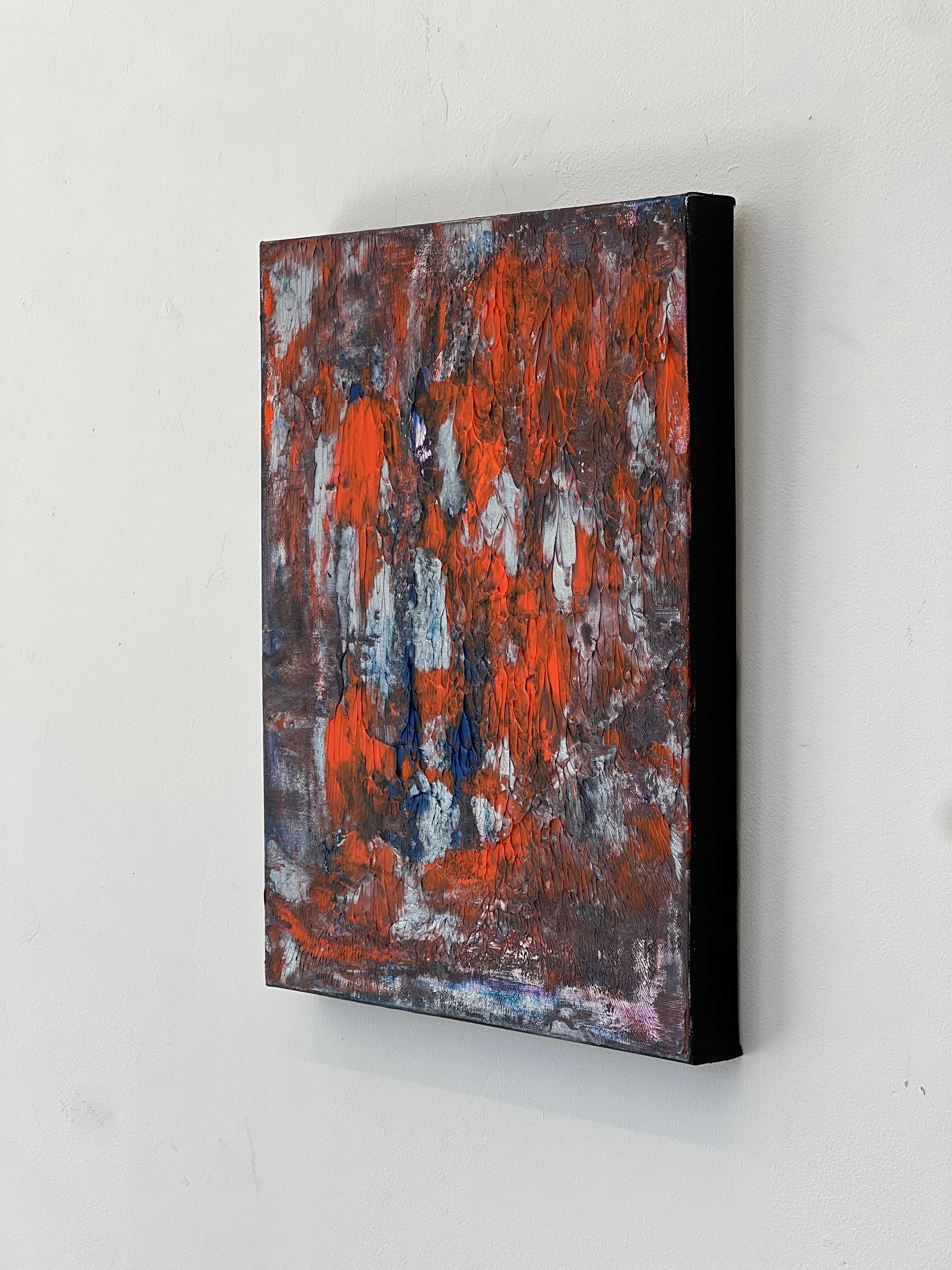 Kompliziert – Acryl auf Leinwand (Schwarz), Abstract Painting, von Nina Weintraub