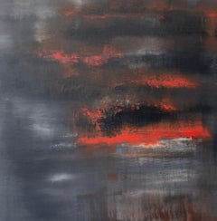 Lava-Sturm- Acryl auf Leinwand