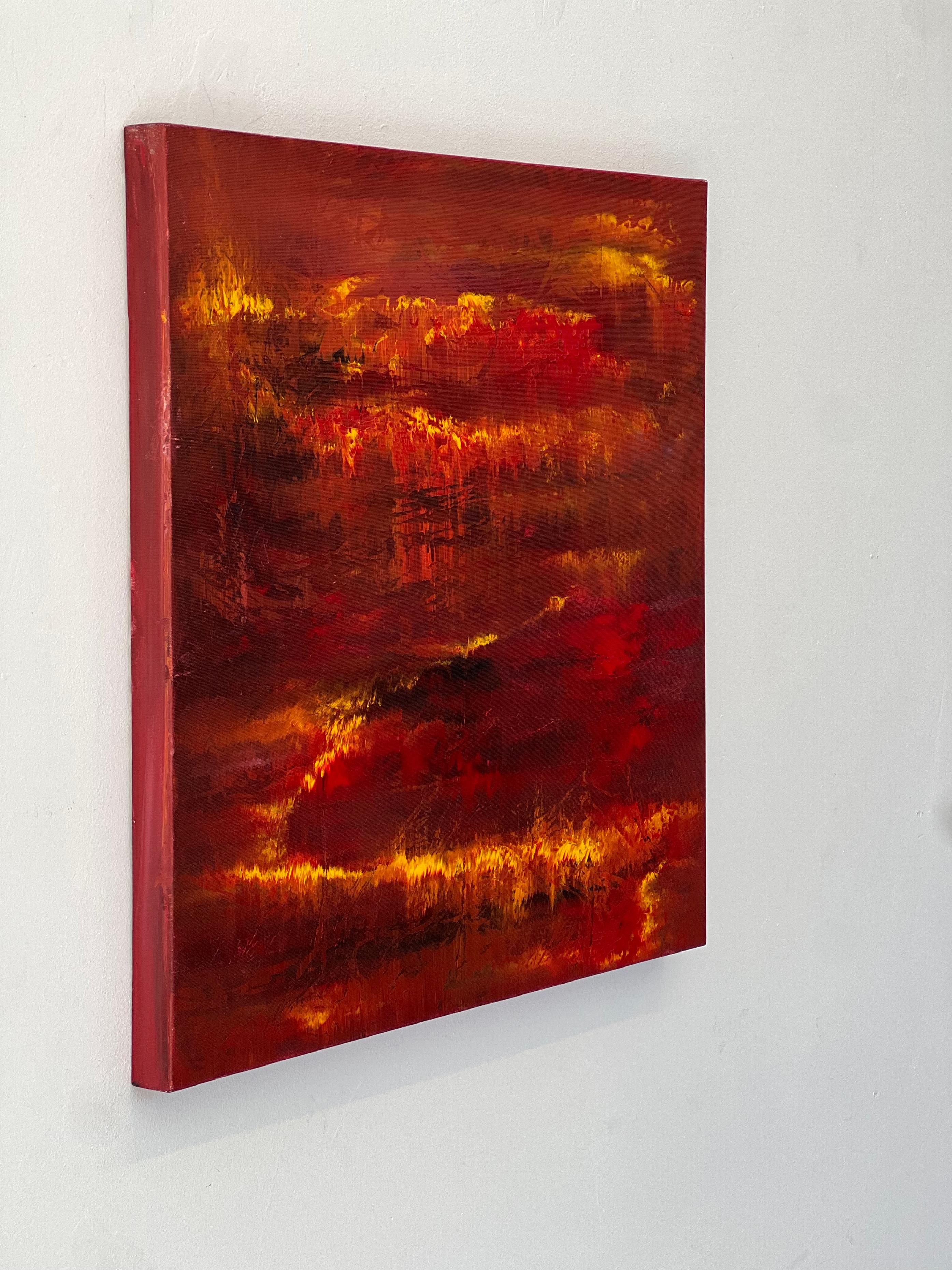 Santa Ana - acrilico su tela - Painting Astratto di Nina Weintraub