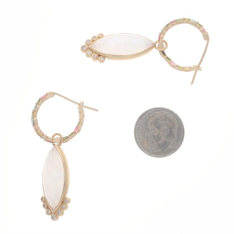 Nina Wynn, pendants d'oreilles Dia Convert Dia en or jaune 18 carats Pour femmes en vente