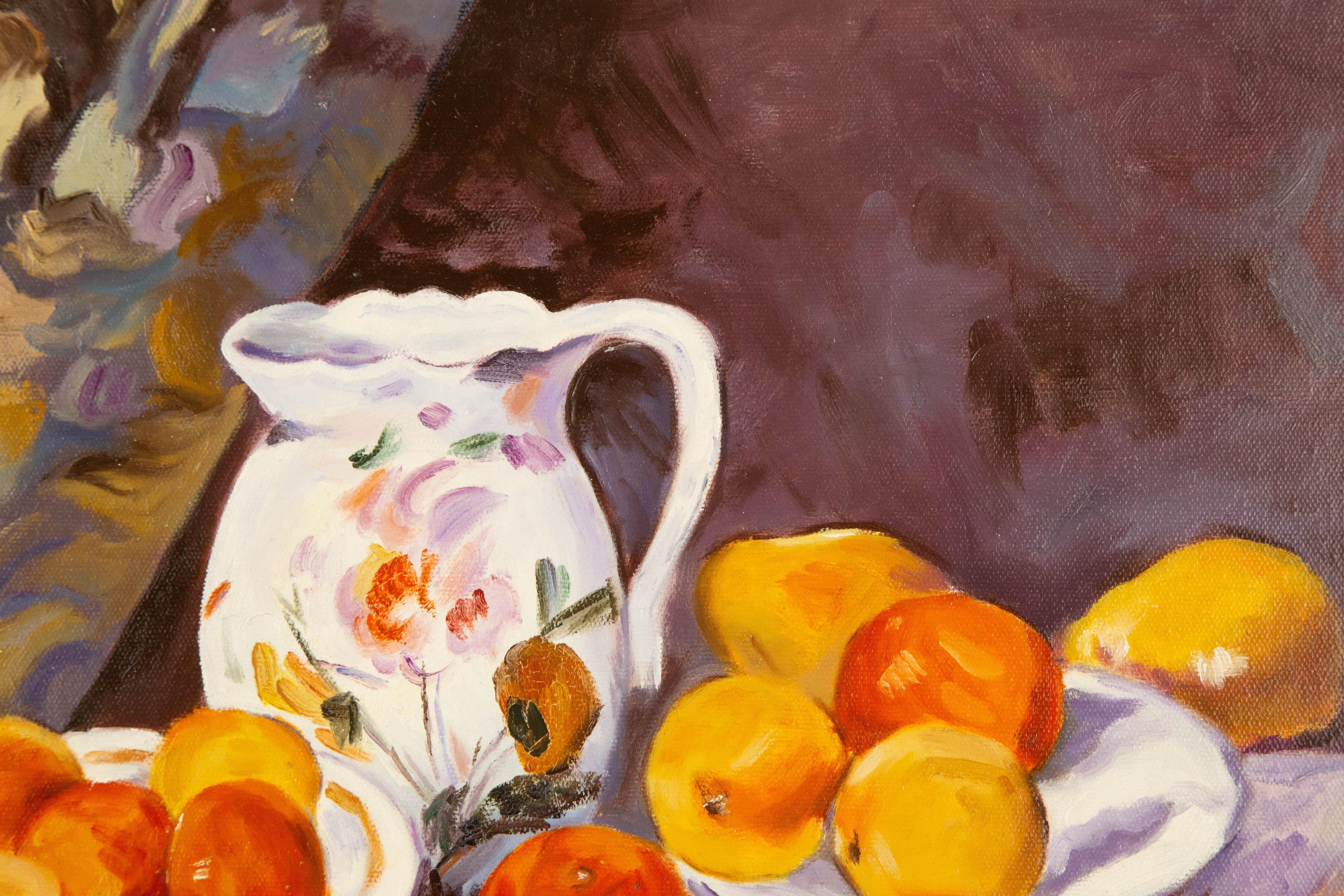 Nina Zhang Stillleben Original Öl auf Leinwand „Ohne Titel“ im Angebot 3