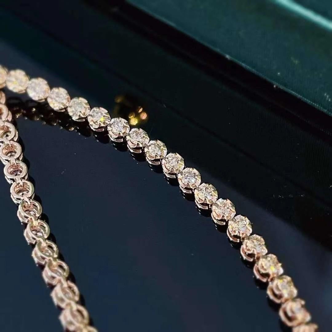 Women's Nina Zhou Diamond Tennis Bracelet in 18k Gold