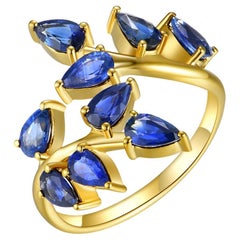 Bague Nina Zhou en saphir Branch Leaves