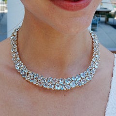 Nina Zhou Secret Ocean 94,15ctw Aquamarin, Topas & Diamant Halsband Halskette