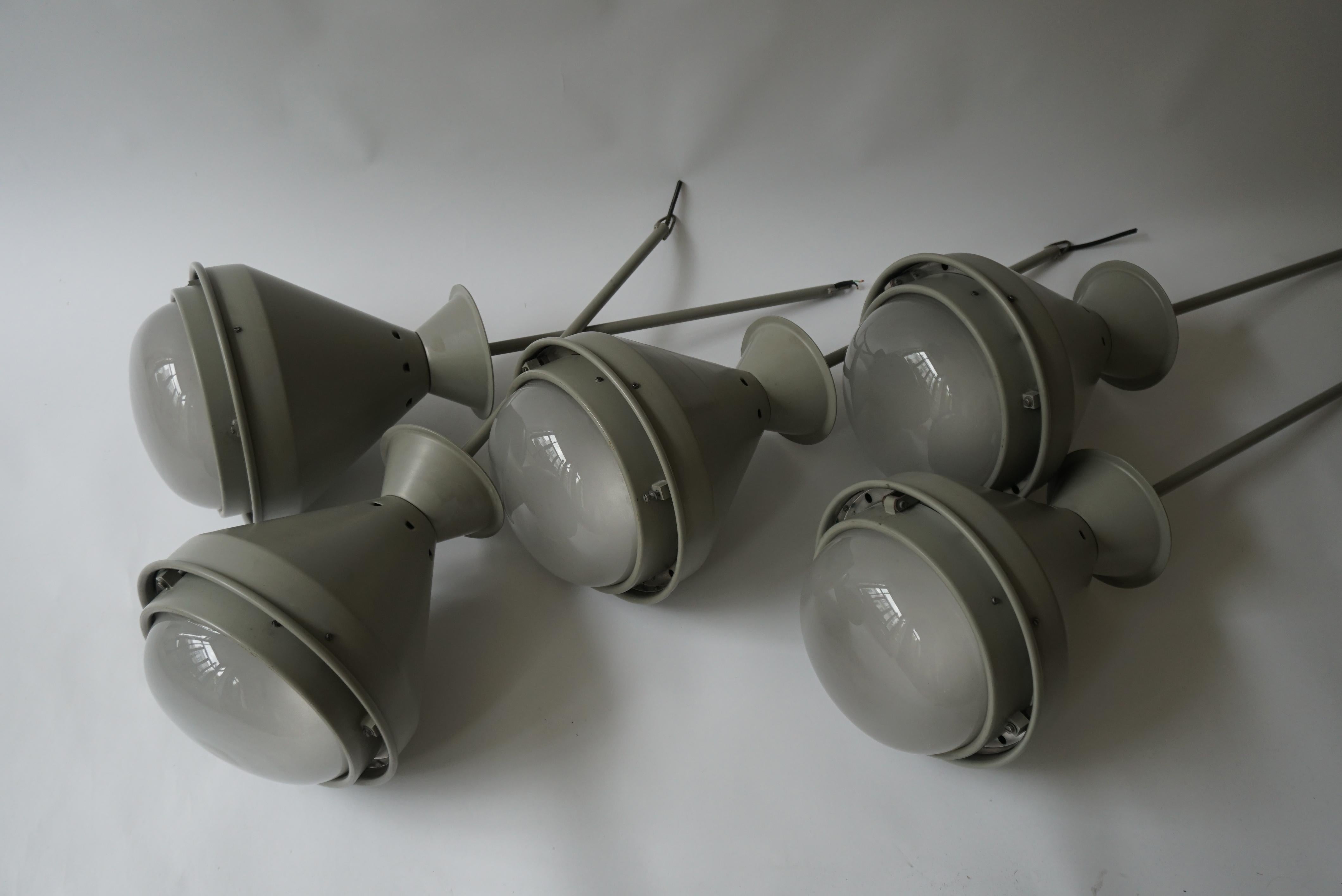 Nine Art Deco Style Ceiling Lights, Chandelier For Sale 4