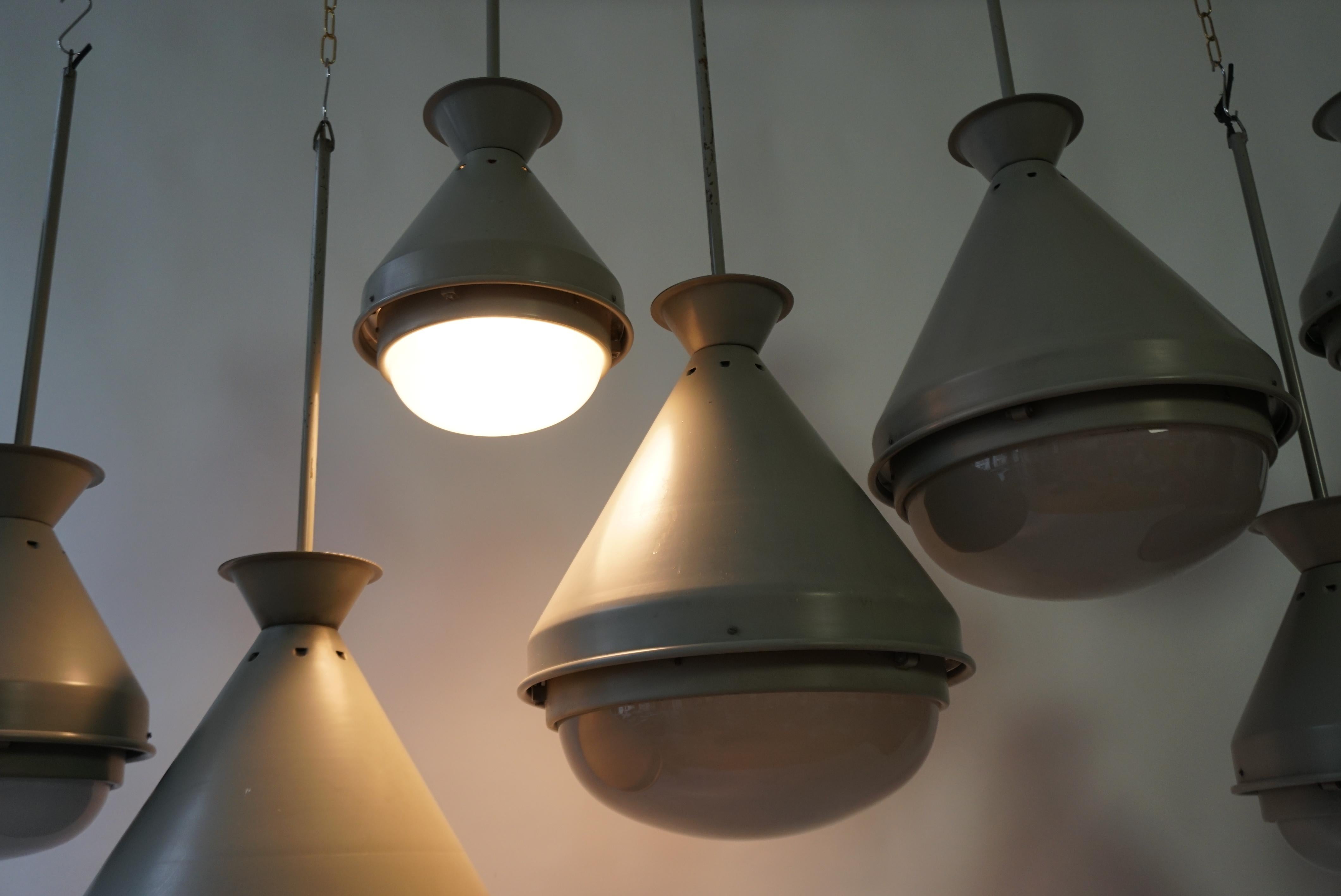 Nine Art Deco Style Ceiling Lights, Chandelier For Sale 1