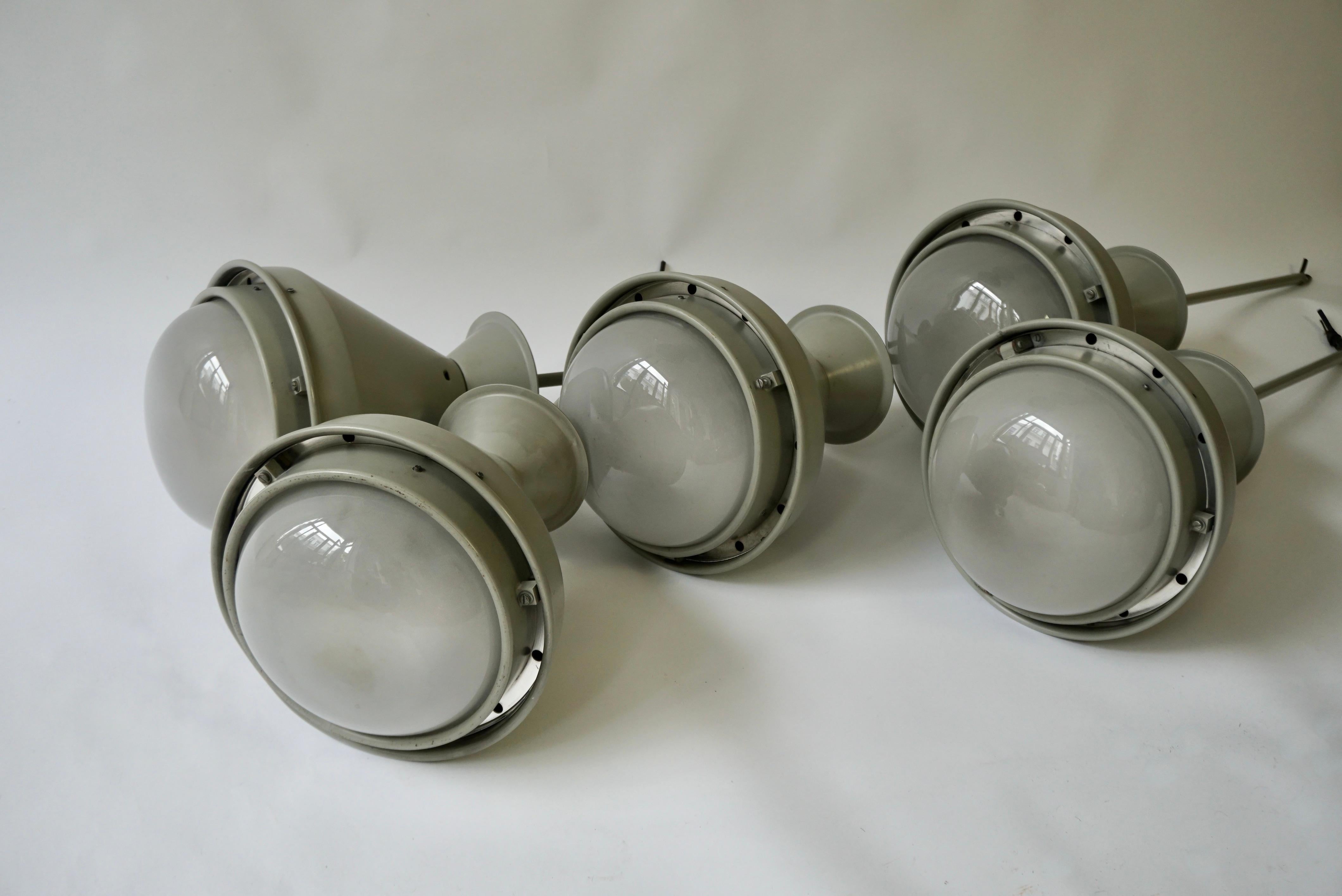 Nine Art Deco Style Ceiling Lights, Chandelier For Sale 2