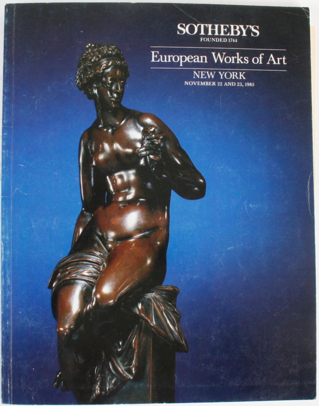 Nine Auction Catalogues, European Works of Art For Sale 5