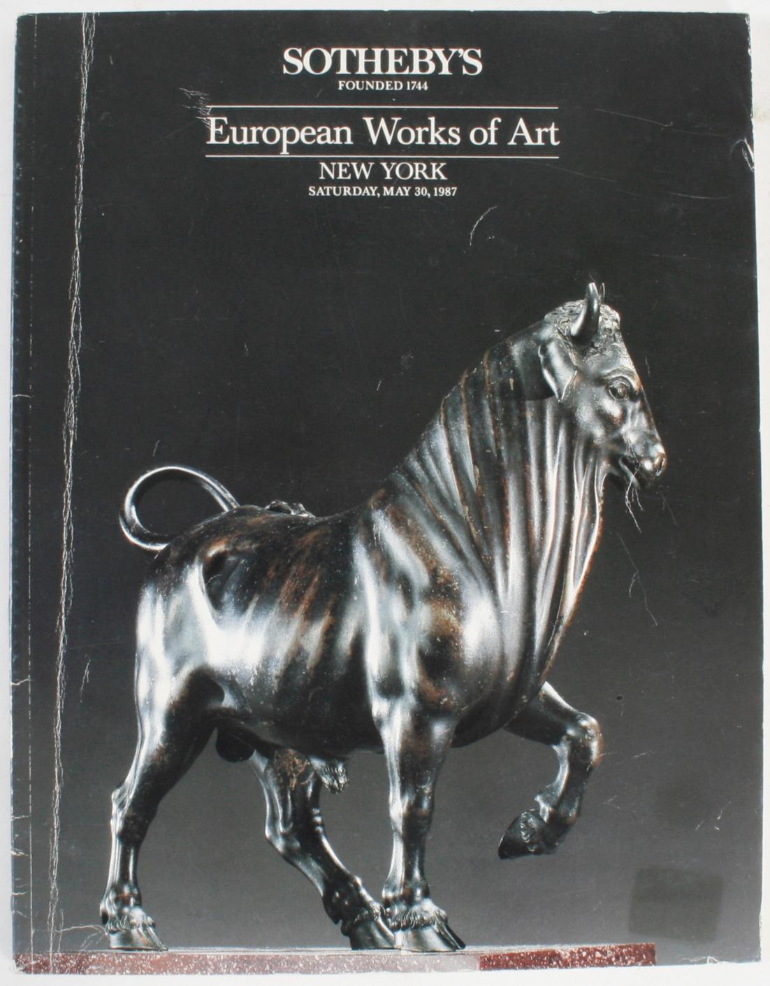 Nine Auction Catalogues, European Works of Art For Sale 13