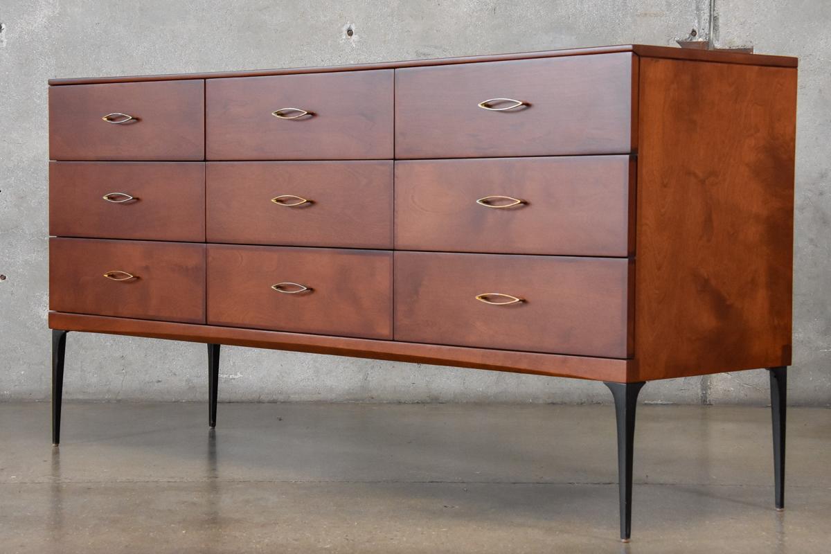 Mid-20th Century Nine-Drawer 'Contessa' Dresser by Heywood Wakefield For Sale