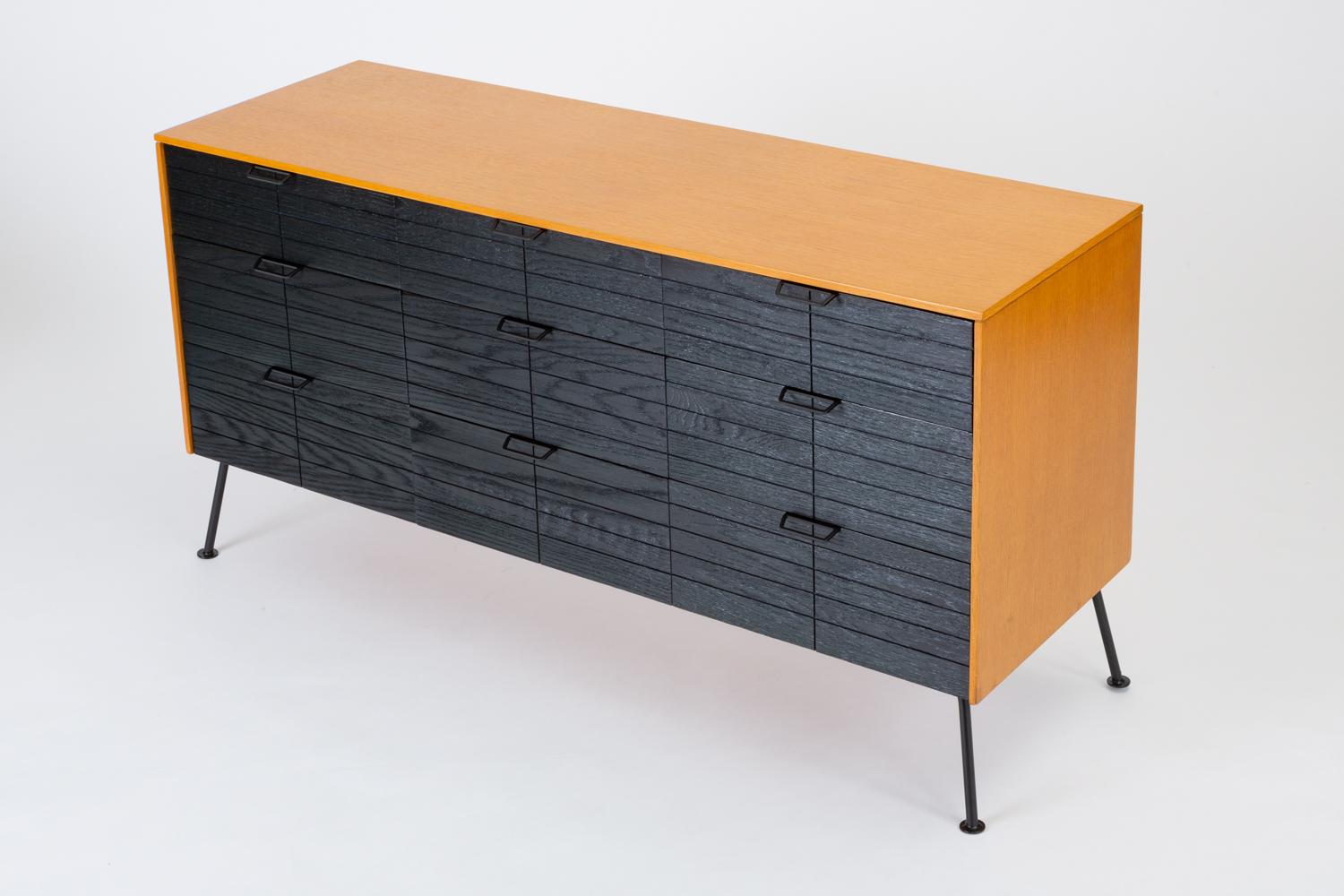 American Nine-Drawer Dresser from Raymond Loewy’s “Accent” Line for the Mengel Company