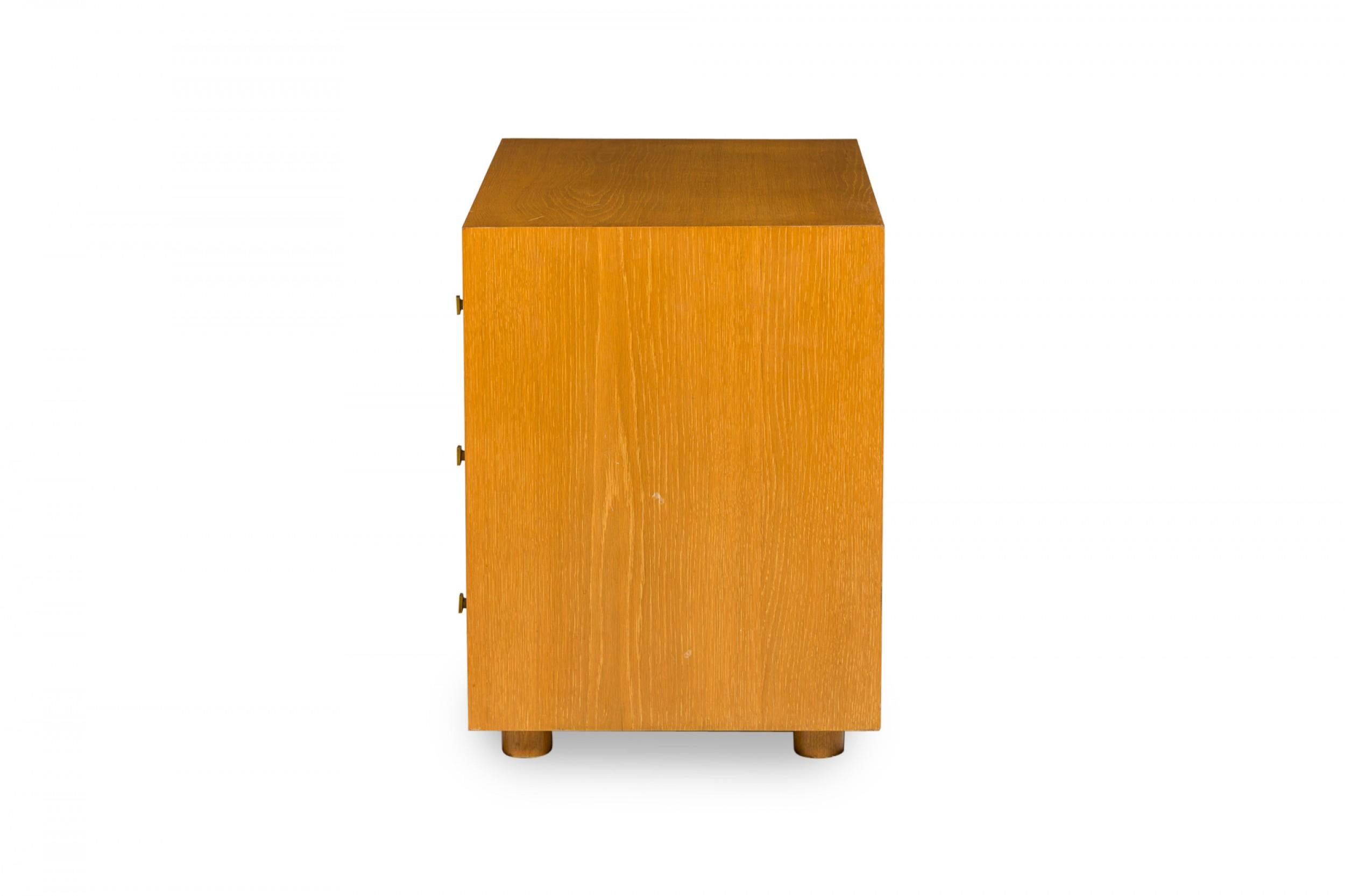 Mid-Century Modern Nine Drawer Maple Commode / Nightstand For Sale