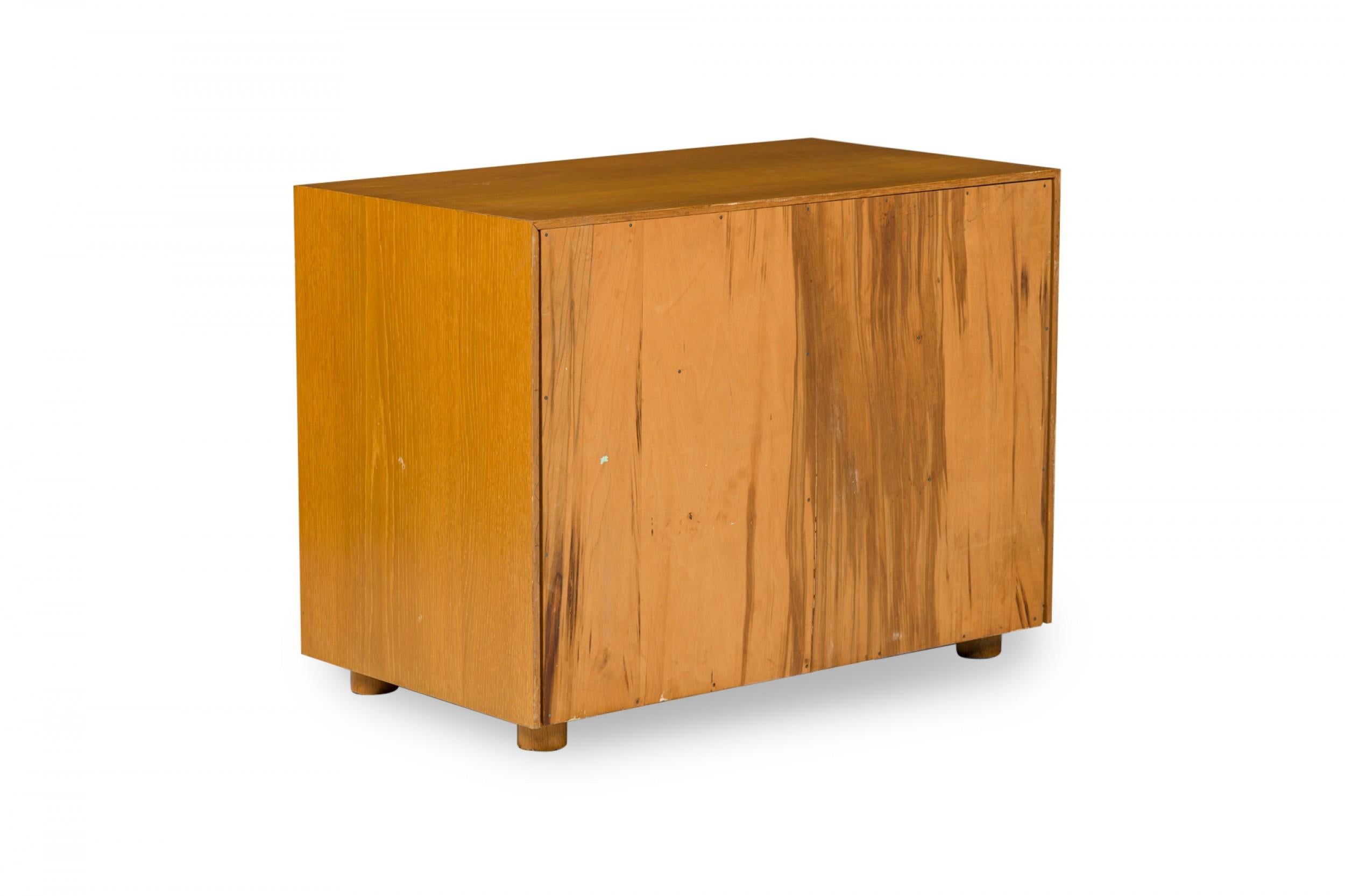 American Nine Drawer Maple Commode / Nightstand For Sale