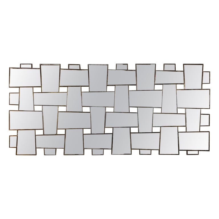 Nine Feet Long Wall Mirror By Maison Jansen For At 1stdibs Nine Feet Long Wall Mirror By Maison Jansen For