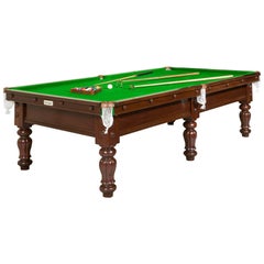 Nine Foot Billiard Table by Burroughs and Watts