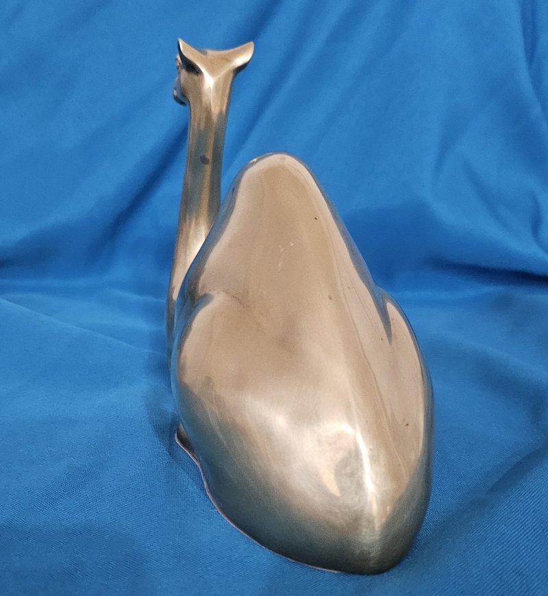 Other Nine Inch Mid-Century Modern Brass Camel Sculpture