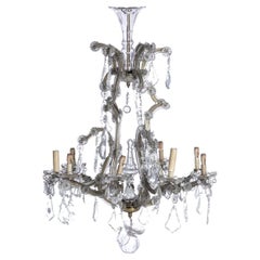 Nine Light Chandelier Portuguese Began 20th Century