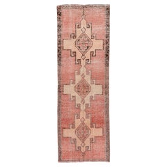 Nine Red Navy Motif Mahal Antique Rug