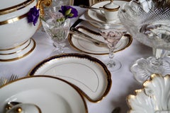 Nine Unique Old Copeland Spode Crescent Dishes, England, 1920s