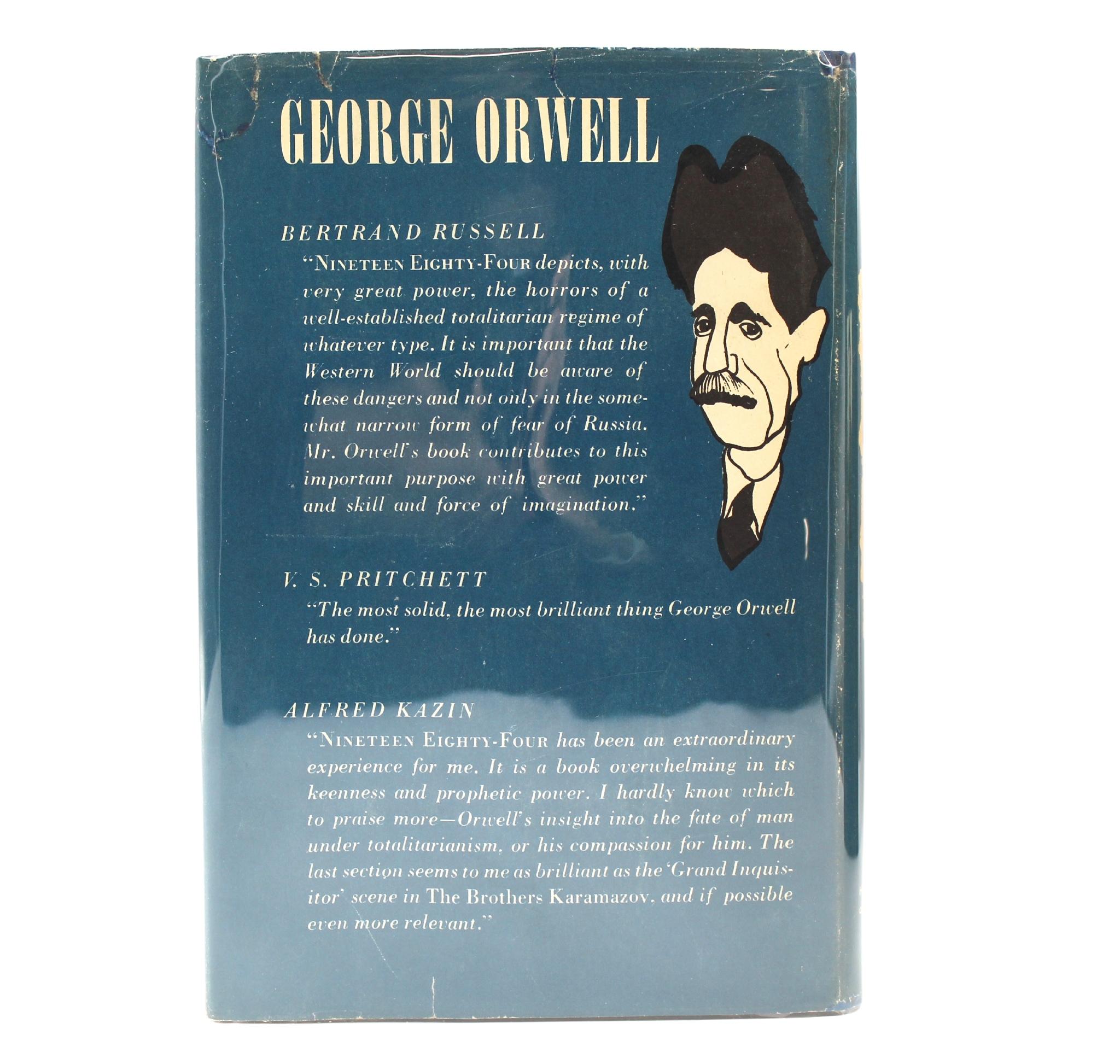 American Nineteen Eighty-Four by George Orwell, Book of The Month Club Ed. in Original DJ