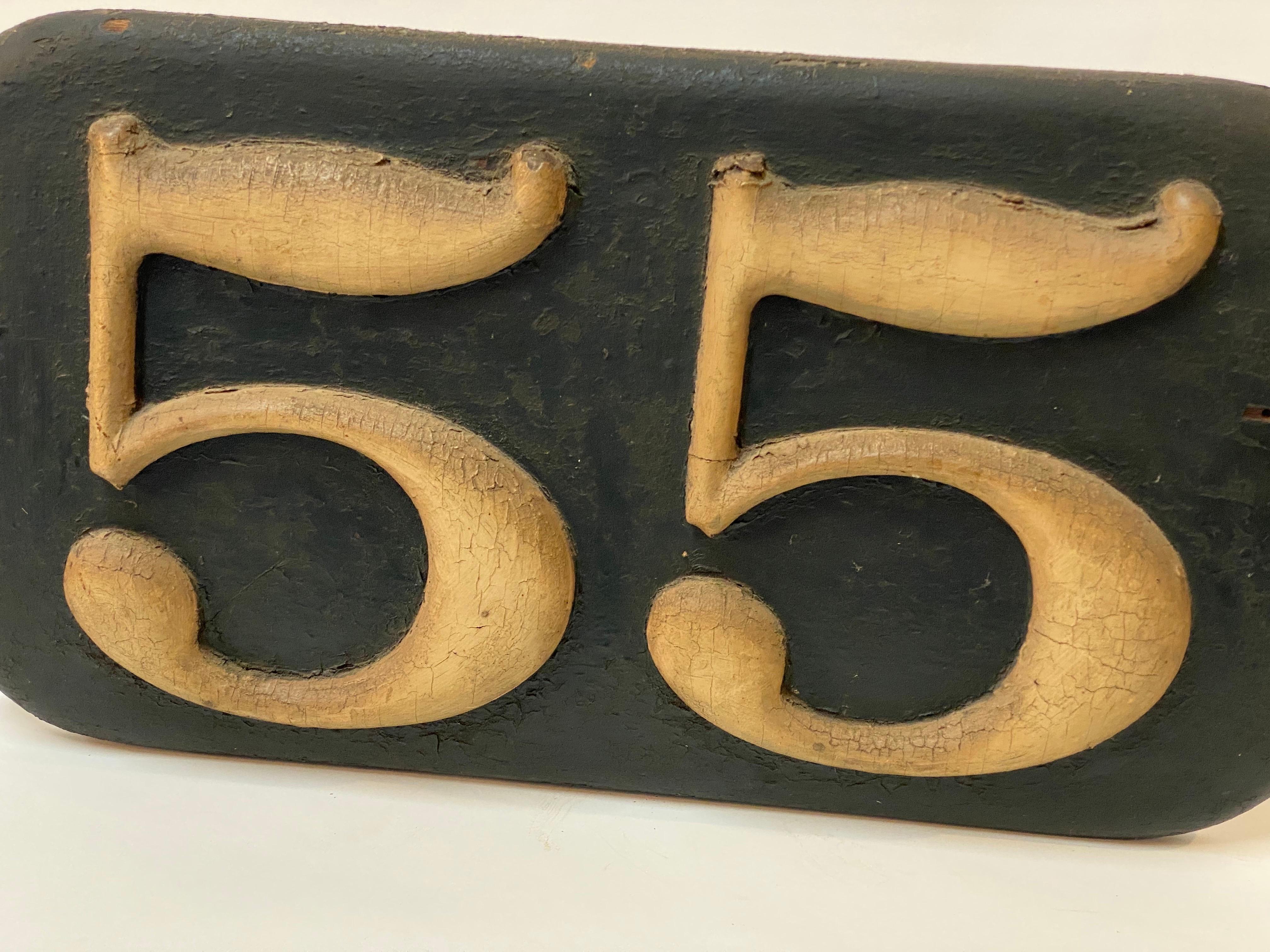 Signature d'adresse en bois du XIXe siècle 55 en vente 2