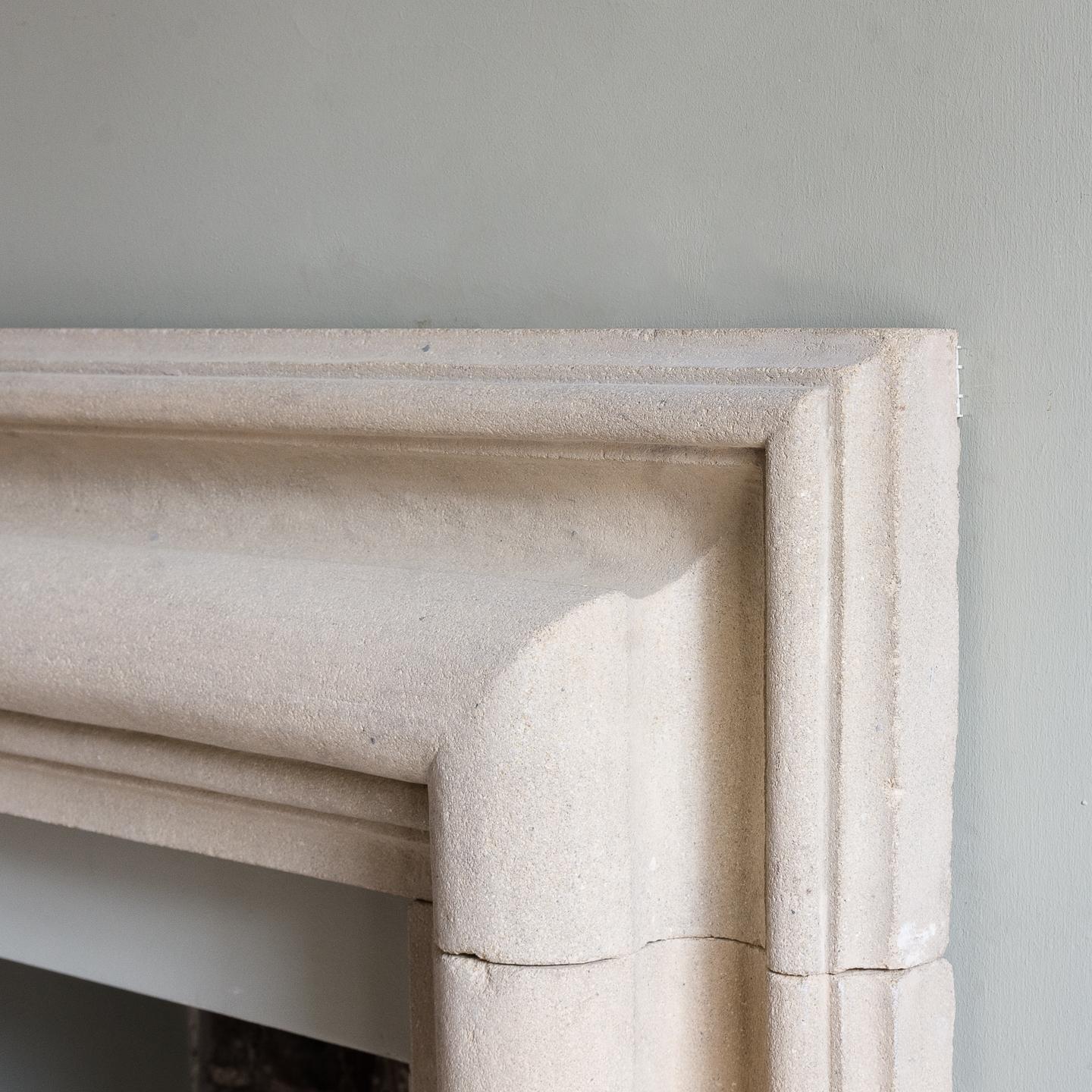Nineteenth Century Bathstone Bolection Fireplace at 1stDibs