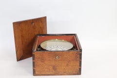 19th Century Boxed Ships Compass