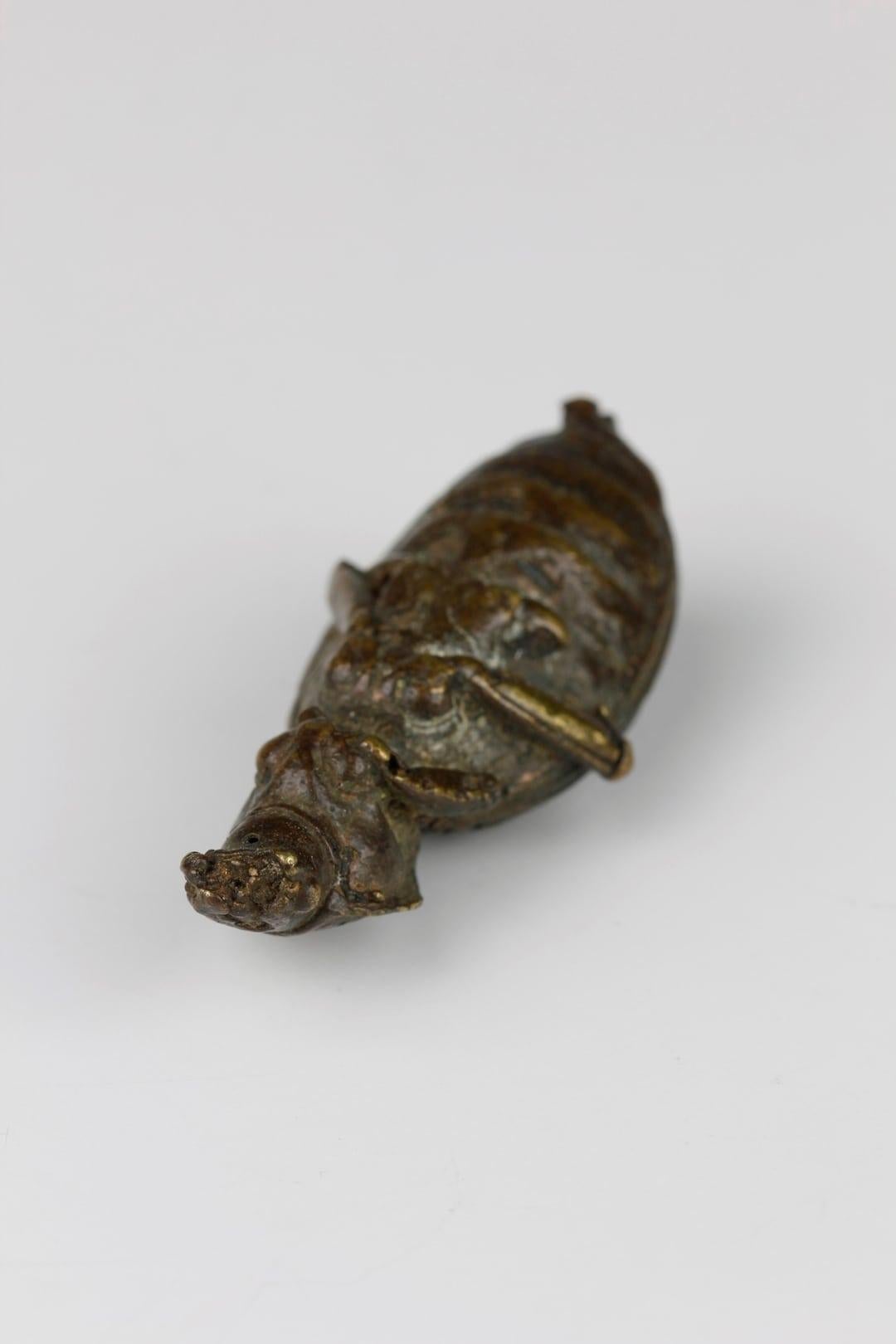Pesa de oro escarabajo Akan del siglo XIX, Ghana en Bueno estado para la venta en London, GB