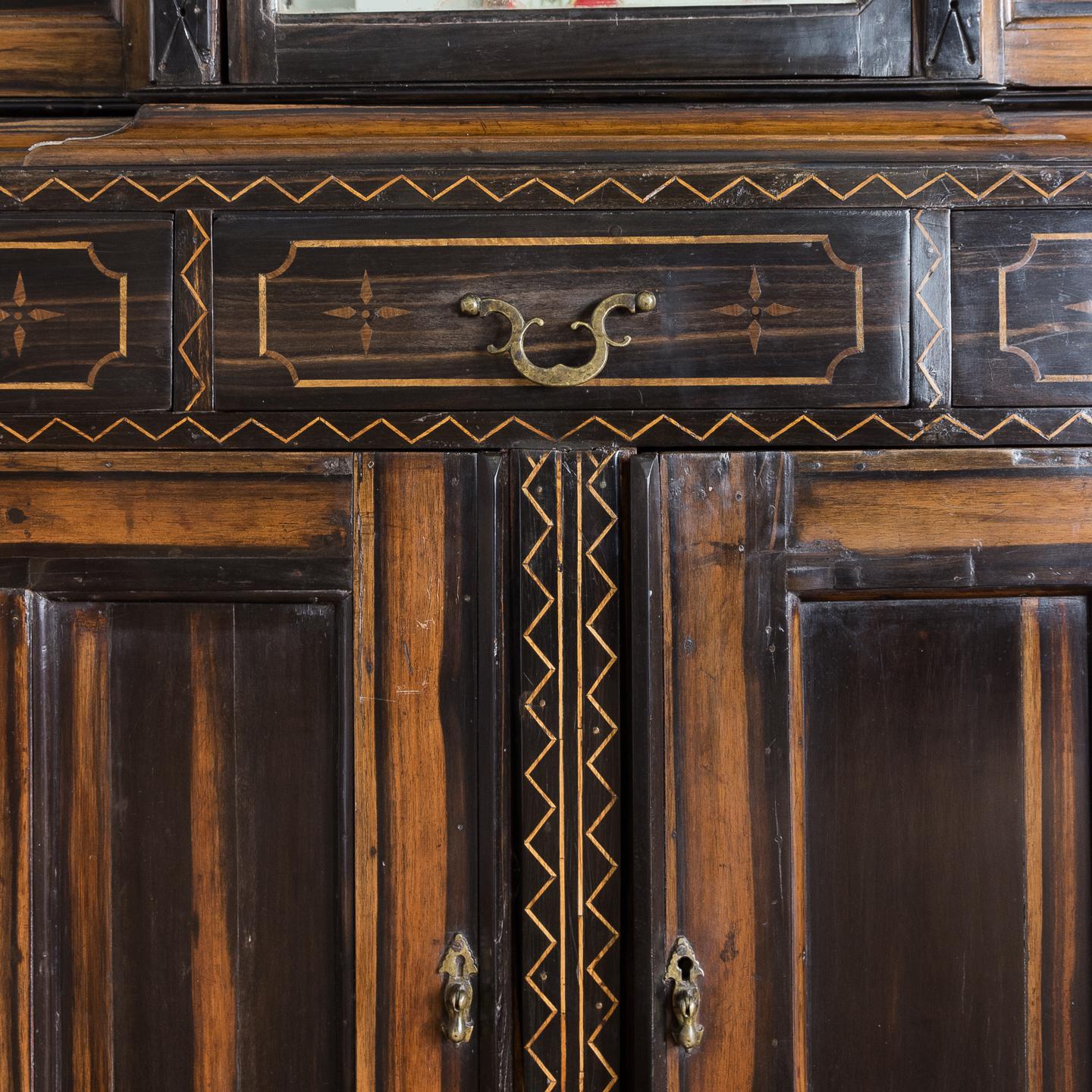 19th Century Ceylonese Calamander Cabinet 3